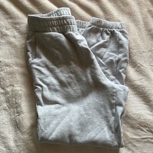 Grey sweatpants